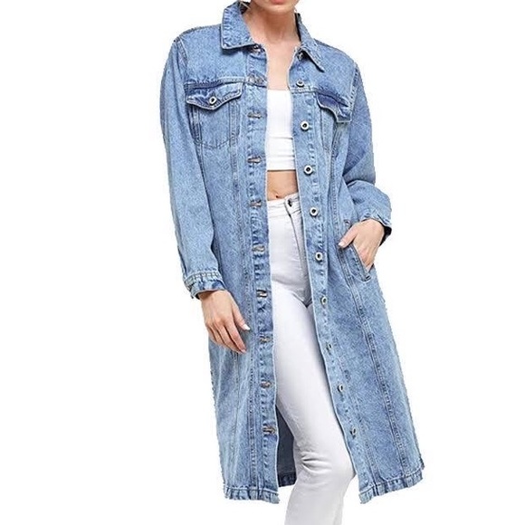 Lauren Ralph Lauren Jean Maxi Dress or Duster - Picture 14 of 14